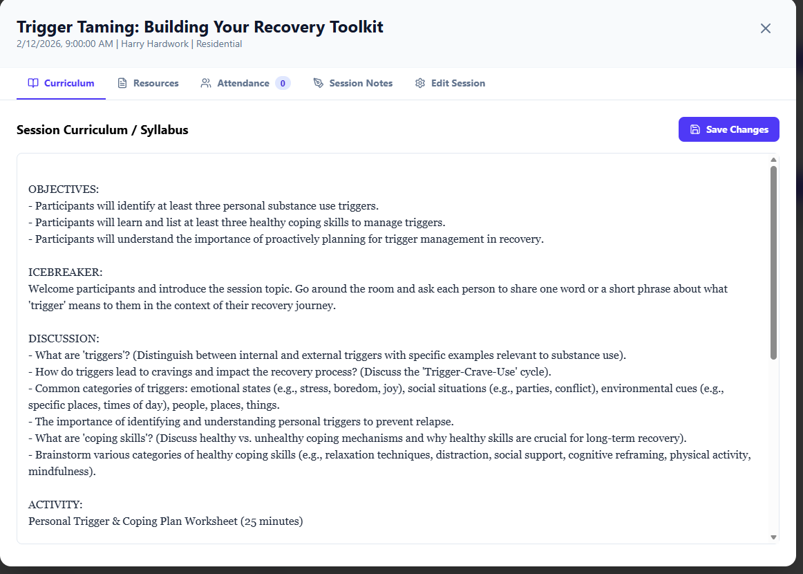 Group Session Manager